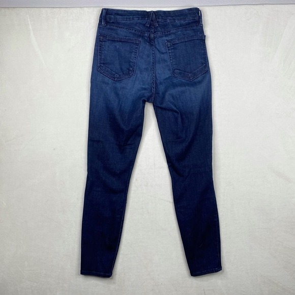 Good American Good Waist Crop Skinny Jeans High-Rise Dark Wash Size 4/27 - Picture 7 of 7